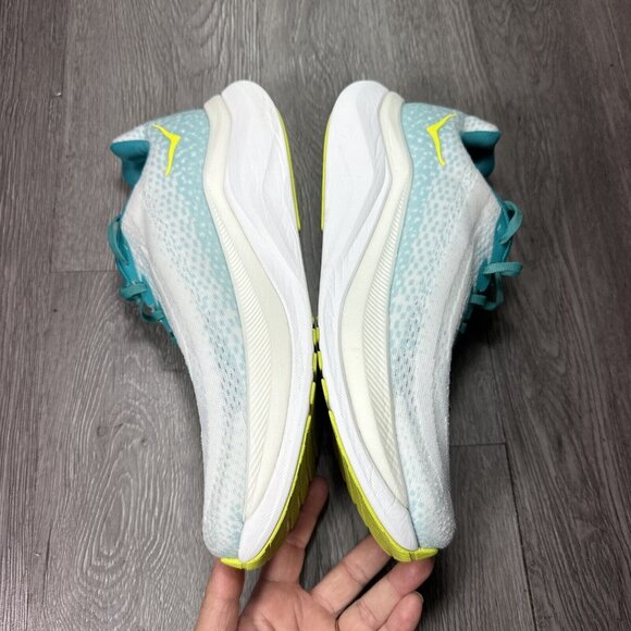 Hoka One One Men’s Mach X 1141450 WBGL White Running Shoes Teal Size 10 D main image 7